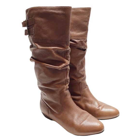 Steve Madden Shoes - Steve Madden Kadey Brown Slouch Boots Size 8.5